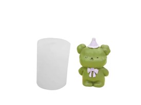 Molde silicona osito con bonete